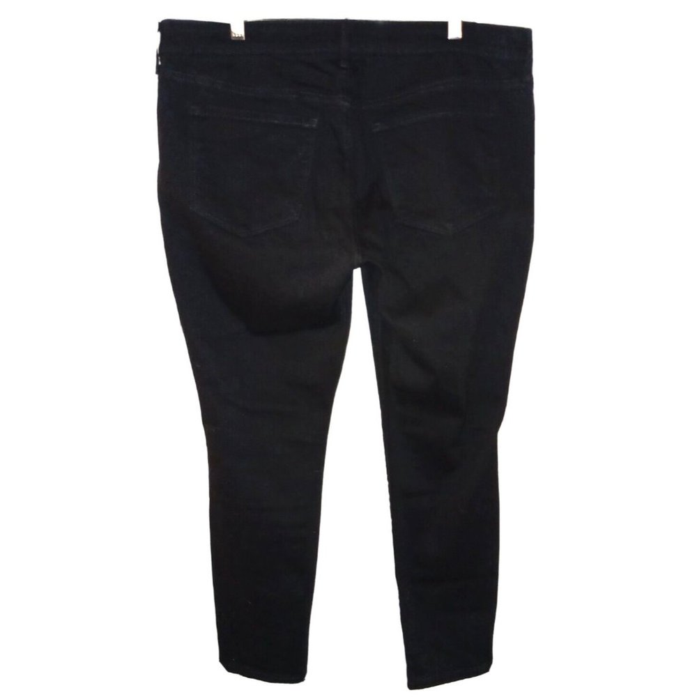 OLD NAVY 14Short Black Mid Rise Pop Icon Cotton Blend Skinny Jeans 26" inseam - Picture 6 of 6